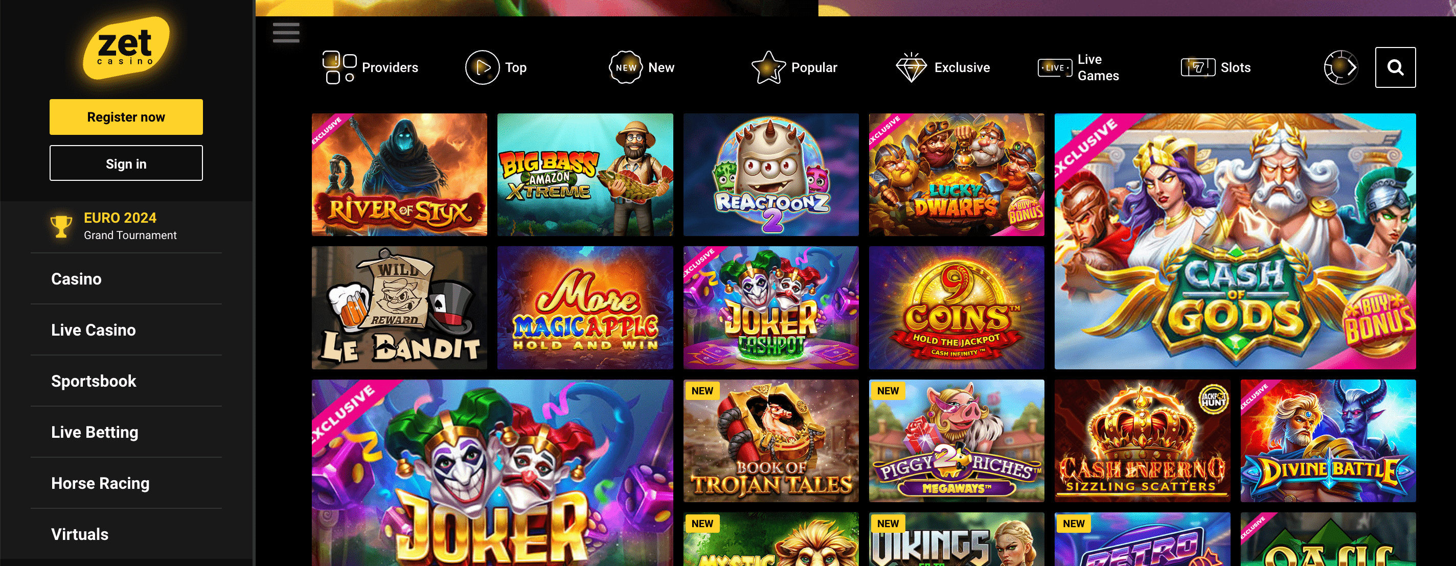 ZetCasino Slot